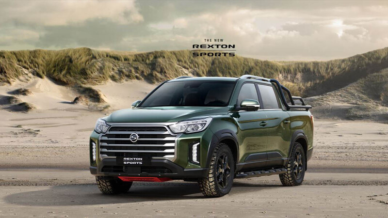SsangYong ya comienza a mostrar el facelift de su camioneta Musso