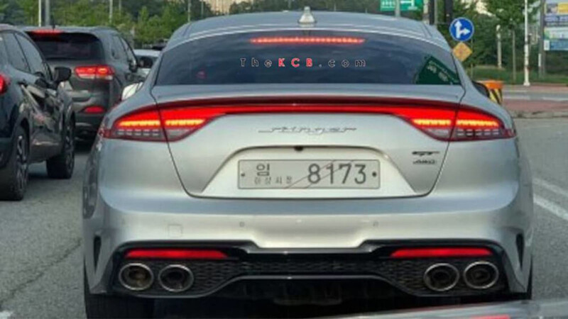 El facelift del Kia Stinger se deja ver en Corea con motores más potentes