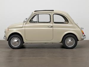 FIAT 500 convertido en una pieza de arte moderno