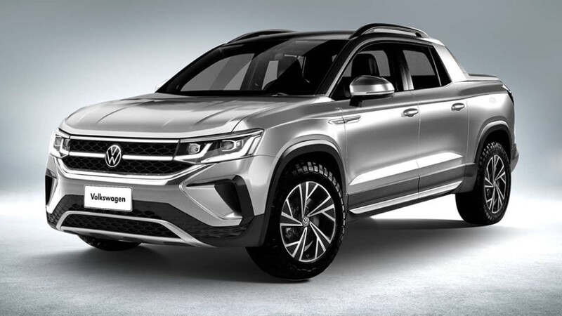 Así se vería la Volkswagen Tarok con el frente del nuevo Taos