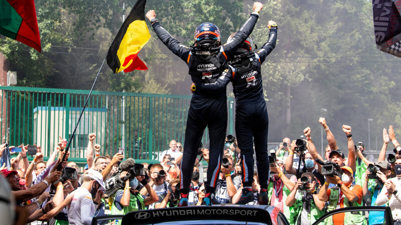 Hyundai gana el Rally de Bélgica WRC 2021