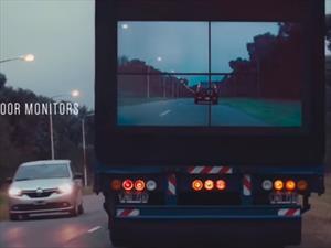Video: Las pantallas de Samsung en los camiones que pueden salvar vidas