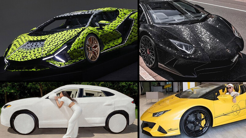 Los Lamborghini más estrafalarios del mundo. Deberían multarlos