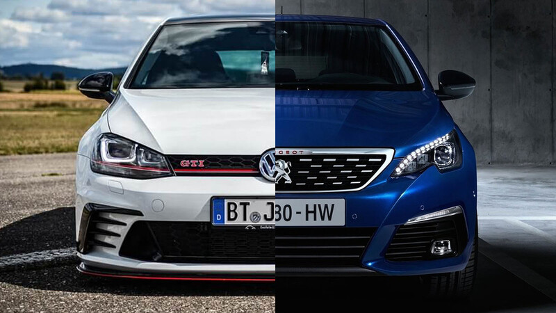 Volkswagen GTI vs Peugeot 308 GT, duelo de hot hatches