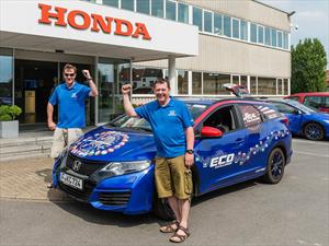 Honda Civic Tourer a diésel establece Récord Guinness de consumo