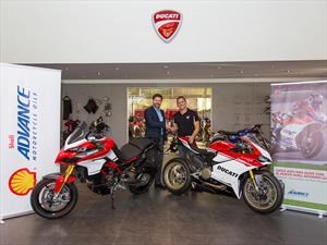 Shell Advance Ultra es el aceite que usa Ducati