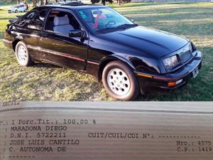 Ponen a la venta el Ford Sierra XR4 de Maradona