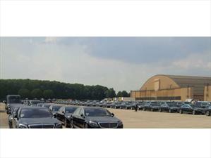 Esta es la flota de autos del rey de Arabia Saudita para su visita a Estados Unidos