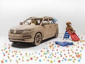 Kid Karoq, Skoda armó un parque de diversiones en un auto de cartón