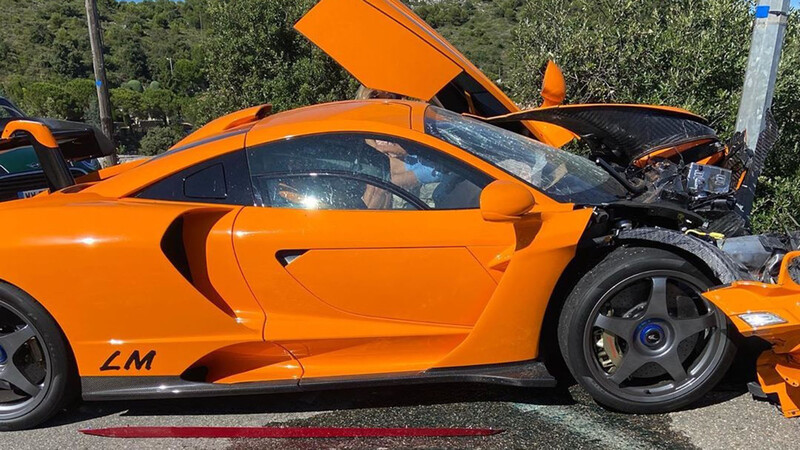 Nada Sutil: Mirá como quedó destrozado este McLaren Senna LM