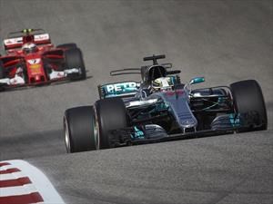 F1 2017 GP de EE.UU.: Hamilton gana y Mercedes festeja