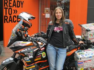 “I Have a Dream“, diario de motocicleta con la ucraniana Anna Gechishkina