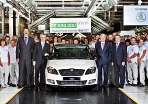 Škoda produce 10 millones de autos
