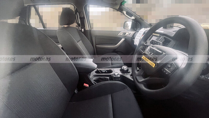Así sería el interior de la nueva Ford Ranger
