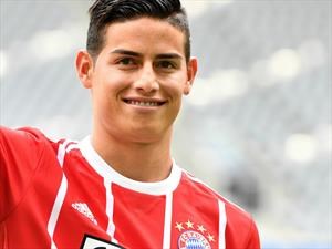 Goodyear celebra la llegada de James Rodríguez al Bayern Múnich