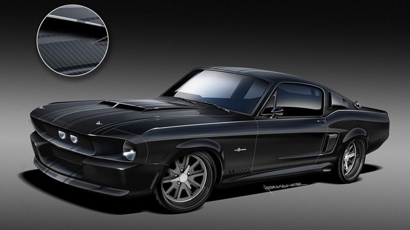 Classic Recreations perfecciona al Shelby GT500CR con carrocería de fibra de carbono