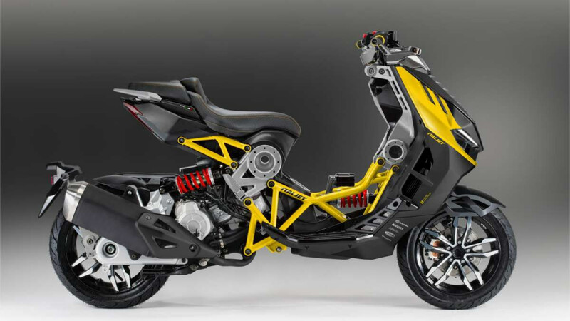 Italjet Dragster: la scooter para gente que no quiere nada convencional