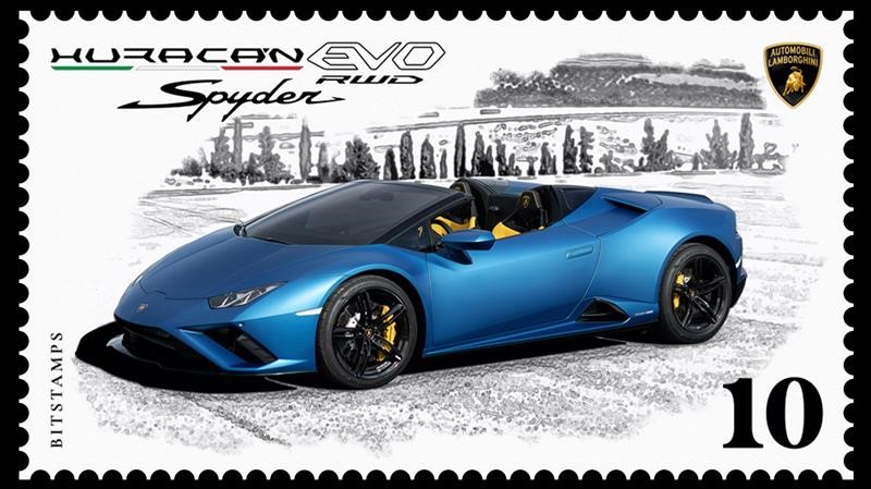 Lamborghini crea una exclusiva colección de estampillas digitales
