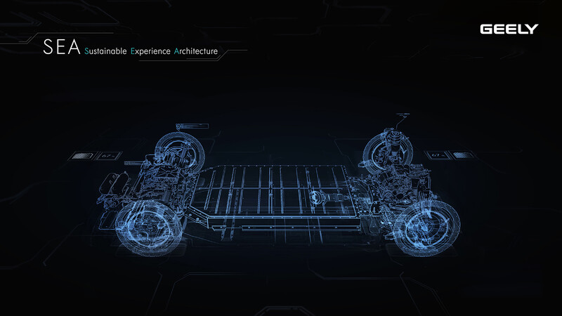 Geely desarrolla plataforma modular para carros eléctricos
