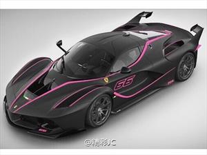 Ferrari FXX K se viste de negro con rosa