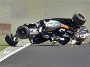 F1: el gran susto Checo Peréz