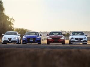 Los alemanes C63 S AMG, RS5 y M4 enfrentados al italiano Giulia Quadrifoglio