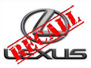 Recall de Lexus a 5,000 vehículos