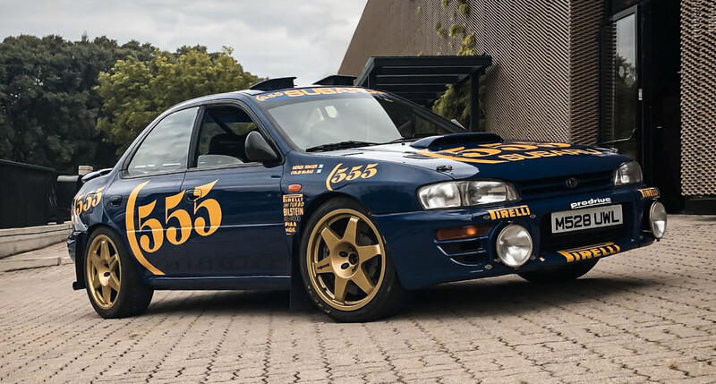 Uno de los Subaru Impreza 555 manejado por Colin McRae se va a subasta