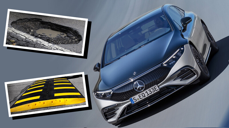 Los Mercedes-Benz ahora te avisan a dónde hay baches y lomadas