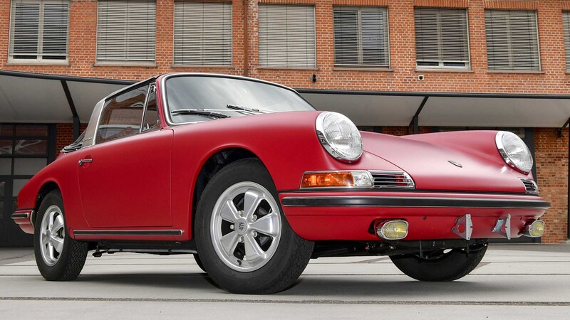 Este 911 S Targa fue restaurado de forma magistral por Porsche