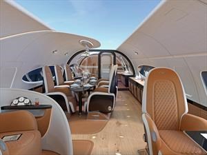 Pagani diseña el lujoso interior de un jet Airbus
