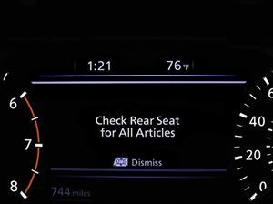 Nissan Rear Door Alert, el sistema para que no olvides cosas en el carro