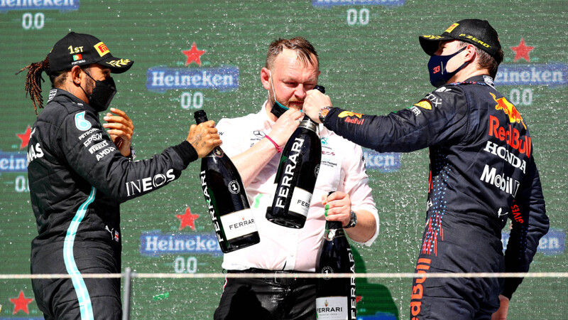 F1 2021: el golpe de Portugal lo dio Hamilton