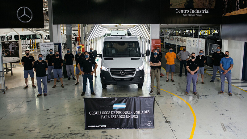 La nueva Sprinter ya se exporta a Estados Unidos