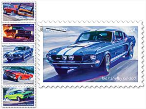 Oficial: Estampillas con Muscle Cars