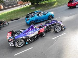 Fórmula E: Pechito López revolucionó la ciudad con su DS Virgin Racing