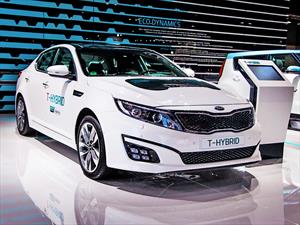 Kia Optima T-Hybrid: Prototipo debutó oficialmente en París