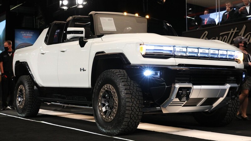 El primer Hummer EV 2022 fue subastado en 2.5 millones de dólares