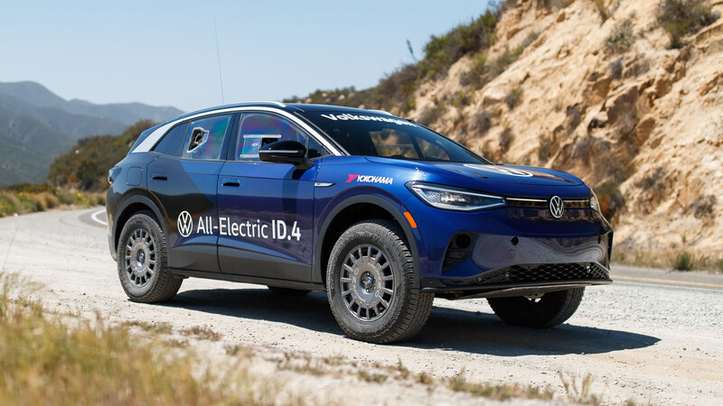 Un Volkswagen ID.4 casi sin modificaciones correrá la Baja 1000
