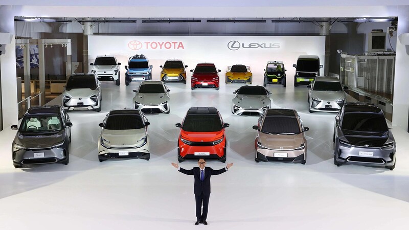 Toyota y Lexus tiran la casa por la ventana: 30 nuevos eléctricos de aquí al 2030