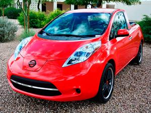 Conoce el Nissan Leaf convertido en pickup