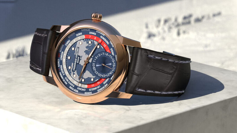 El Classic Worldtimer Manufacture de Frédérique Constant, se viste de oro rosa