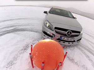 Video: Nico Rosberg se divierte en la nieve con Mercedes-Benz