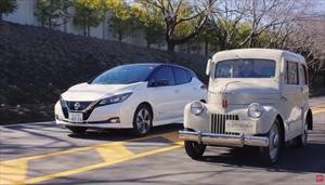 Nissan Tama vs LEAF, los eléctricos del pasado y presente se enfrentan