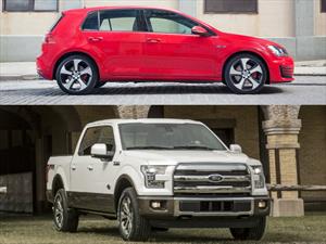 Los VW Golf y Ford F-150 son los auto y pick-up del Año 2015 en EE.UU.