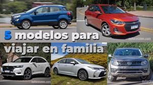 5 autos ideales para viajar en familia