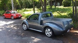 Puedes convertir un Volkswagen New Beetle en una vistosa pick up