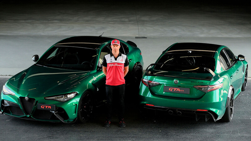 Alfa Romeo Giulia GTAm está aprobado por Kimi Räikkönen