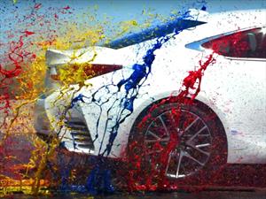 Lexus RC F Sport y sus 467 hp en slow motion