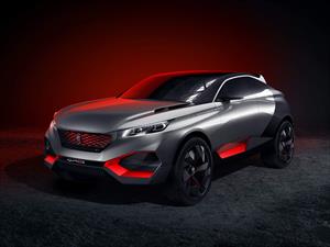 Peugeot Quartz Concept, un crossover híbrido de 500 hp